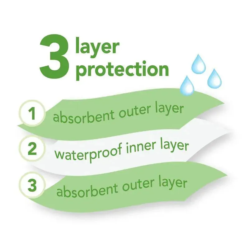 Green Sprouts Stay-Dry Infant Bibs, 10-Pack - Image 3