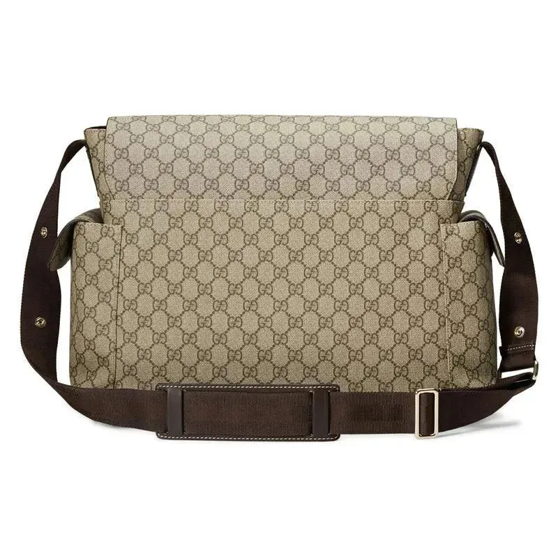 Gucci Supreme Diaper Bag with Changing Pad, Beige - Image 10