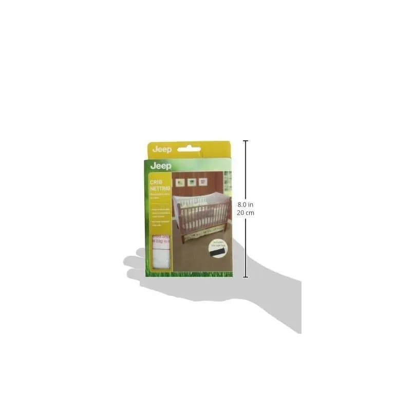 H.I.S. Juveniles - Jeep Crib Universal Size Crib Mosquito Net, White - Image 4