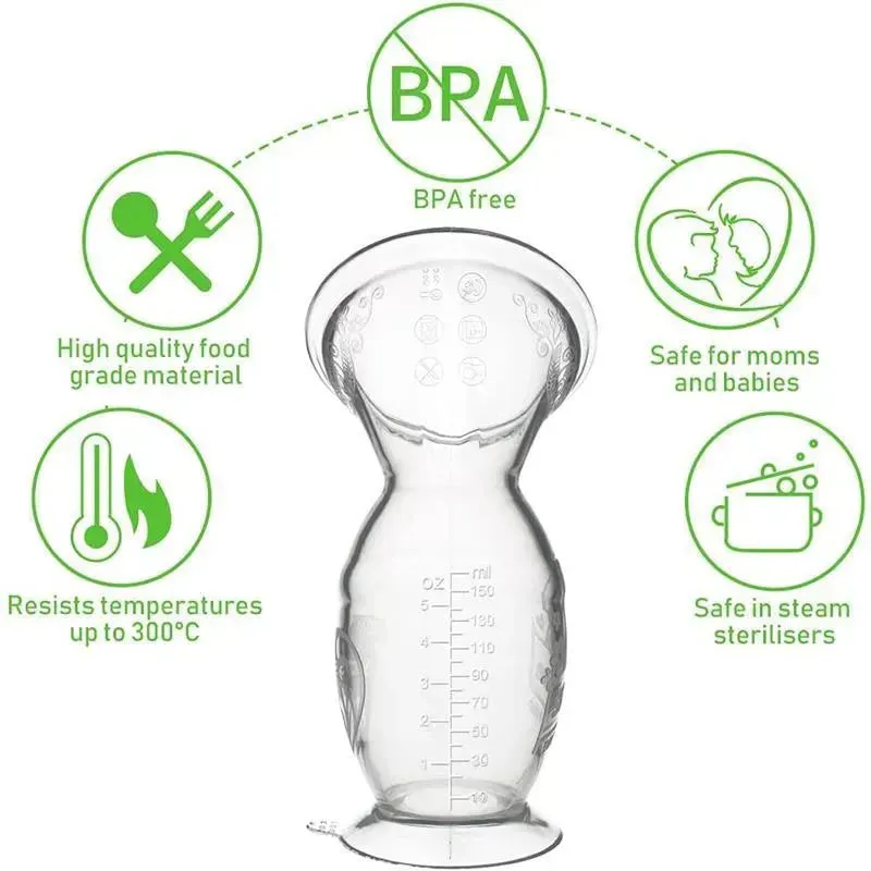 Haakaa - Silicone Breast Pump with Suction Base, 5Oz - Image 5