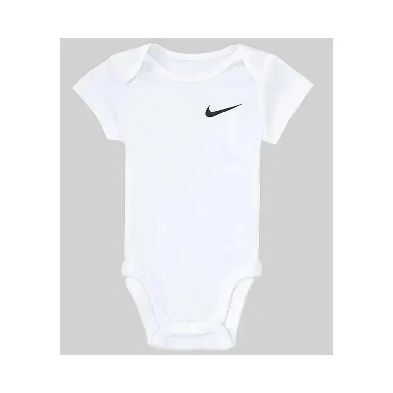Haddad - Nike Mini Me 3 Pack Bodysuit, White - Image 2