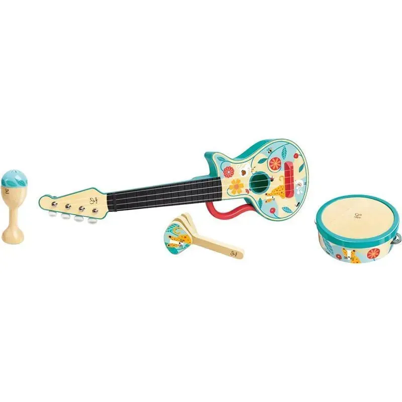 Hape - 4 in 1 Kids Instrument Set