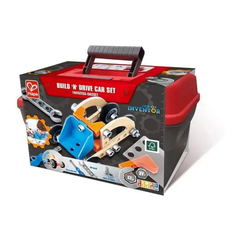 Hape - Build 'n' Drive Car Set - Image 5