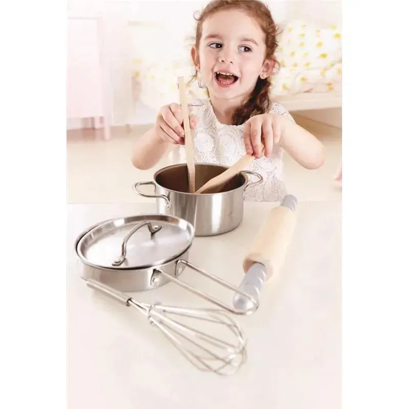 Hape - Chef's Choice Cooking Kit Kid's Wooden - Image 4