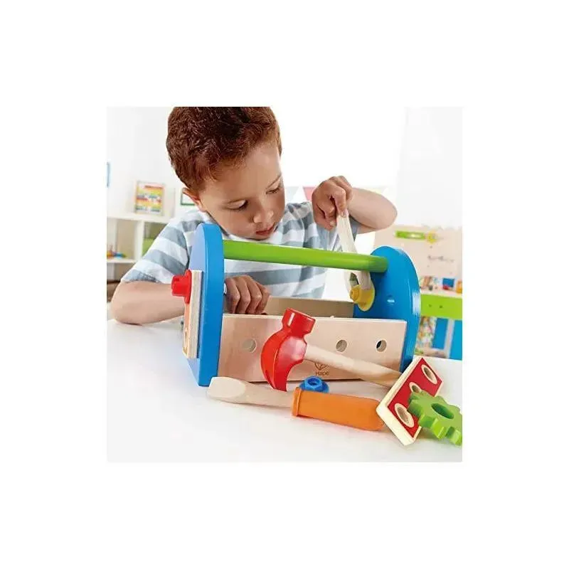 Hape - Fix It Kid's Wooden Tool Box and Accessory Play Set - Image 2