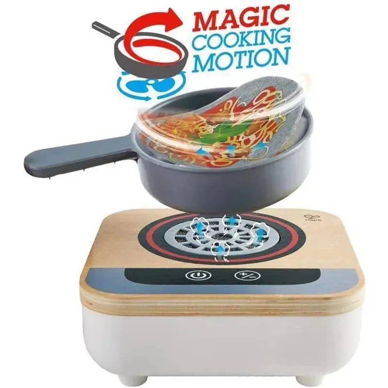 Hape - Fun Fan Fryer, Wooden Tabletop Stove with Fan - Image 2