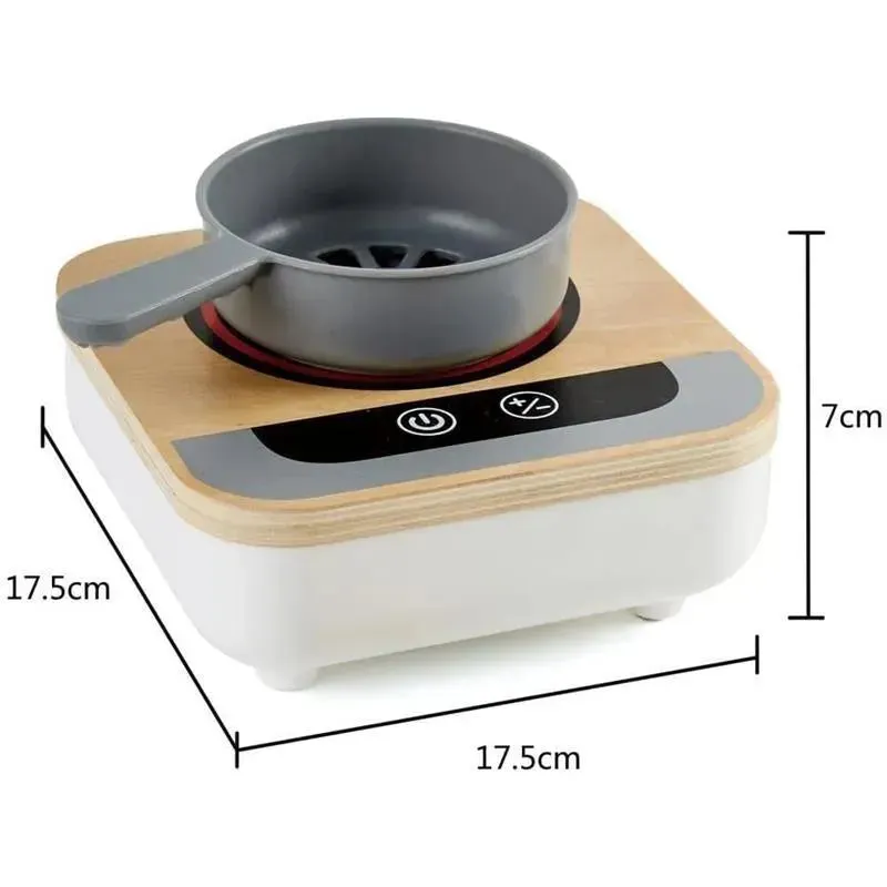 Hape - Fun Fan Fryer, Wooden Tabletop Stove with Fan - Image 3