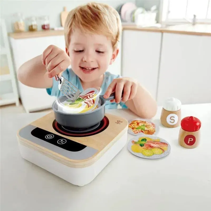 Hape - Fun Fan Fryer, Wooden Tabletop Stove with Fan - Image 4
