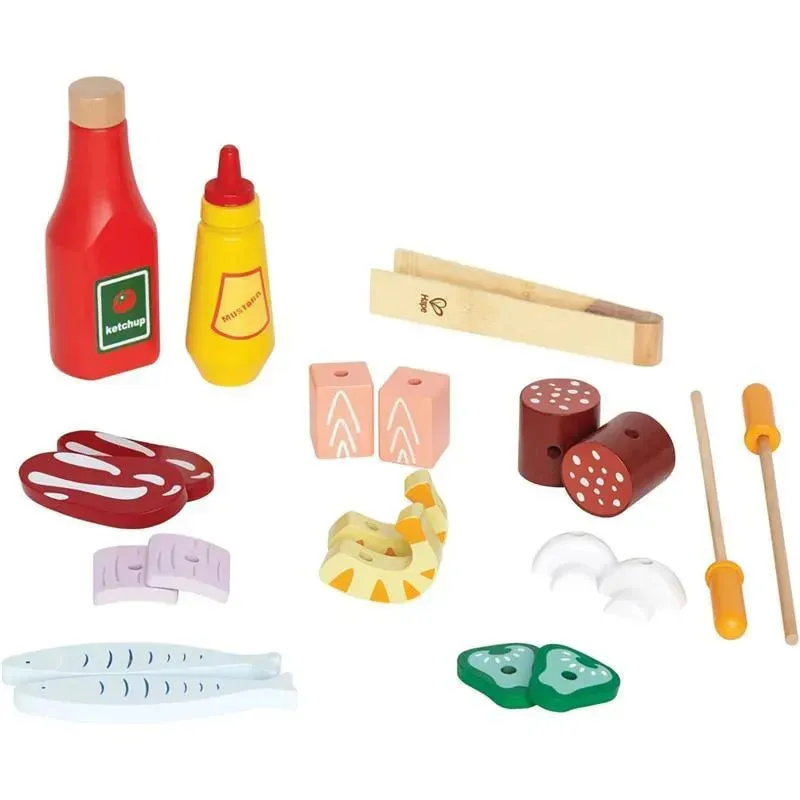 Hape - Gourmet Grill and Shish Kabob Wooden Play Kitchen - Image 2