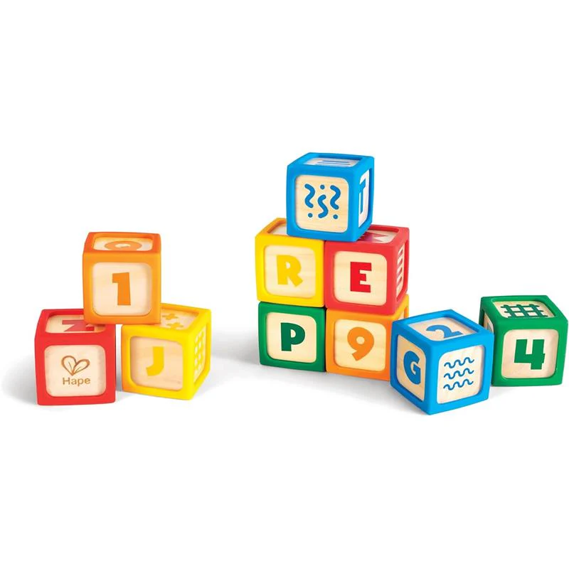 Hape - Grip-N-Stack Silicone & Wood Blocks - Image 5