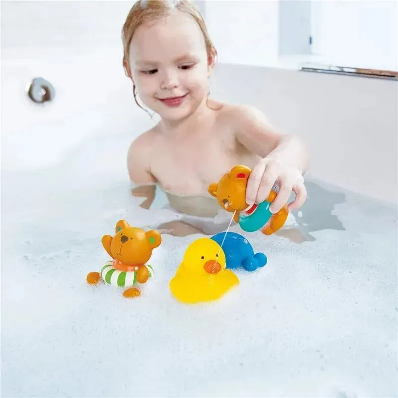 Hape - Kids Little Splashers Swimmer Teddy Wind-Up Bath Toy - Image 4