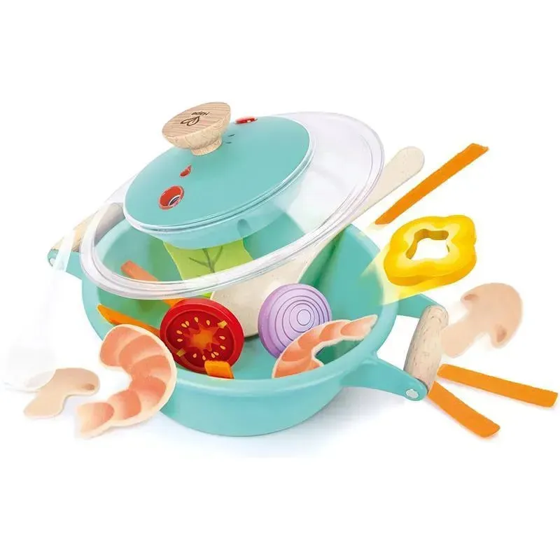 Hape - Little Chef Cooking & Steam Playset - Image 3
