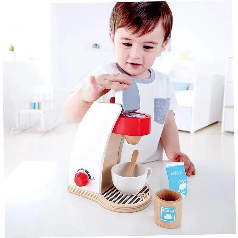 Hape - My Coffee Machine Wooden Play Kitchen Set - Image 3