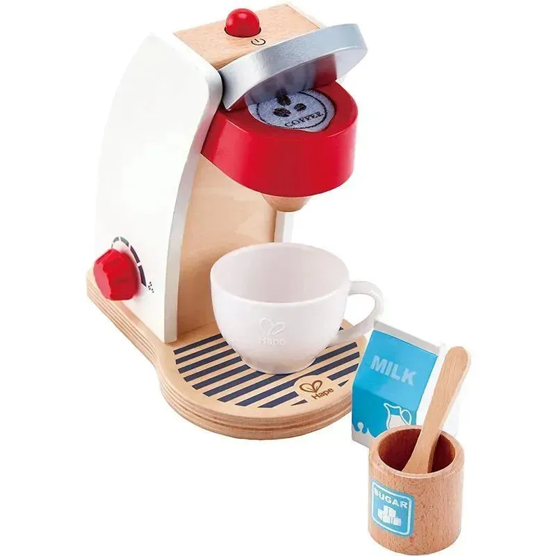 Hape - My Coffee Machine Wooden Play Kitchen Set - Image 5
