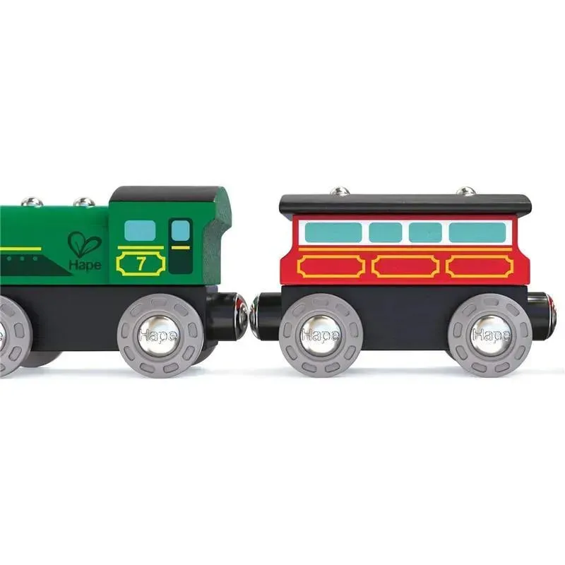Hape - Railway Steam-Era Passenger Train - Image 2
