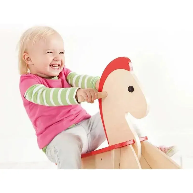 Hape - Rock and Ride Kid's Wooden Rocking Horse - Image 3