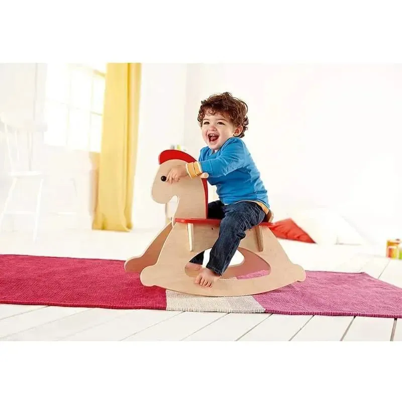 Hape - Rock and Ride Kid's Wooden Rocking Horse - Image 5