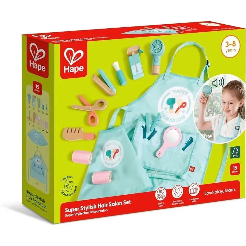 Hape - Super Stylish Hair Salon Set - Image 4