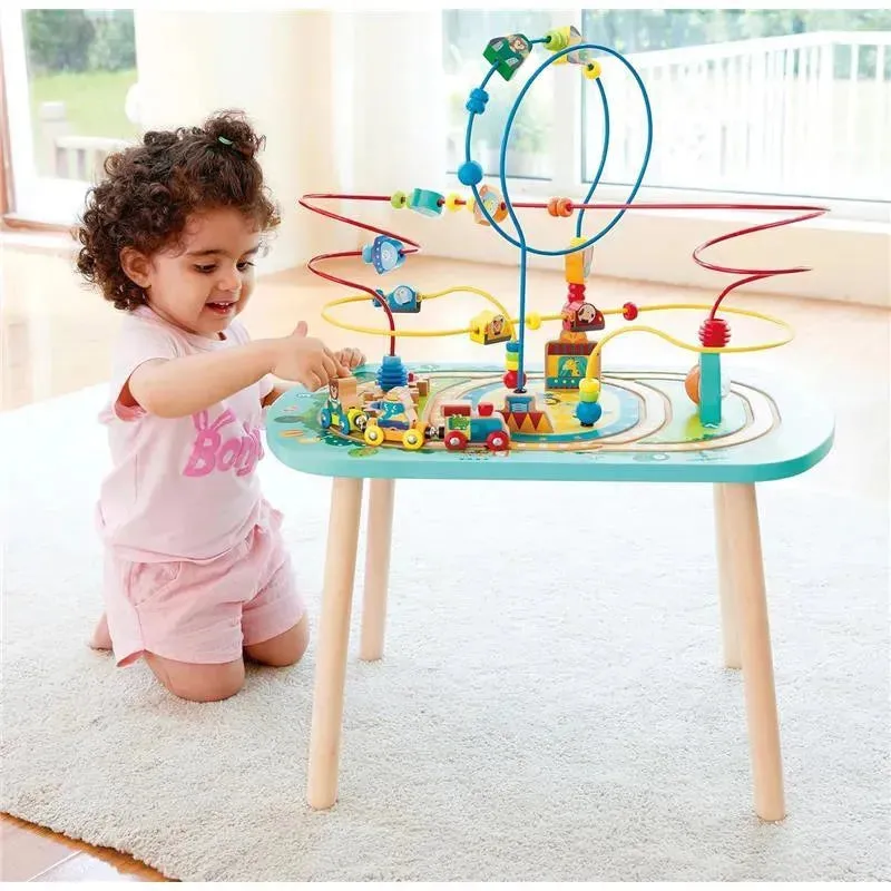 Hape - Twisting Railway Maze Table - Image 3