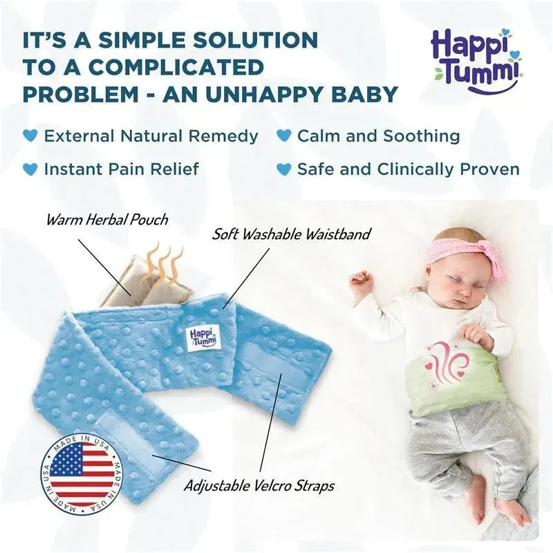 Happi Tummi - Blue Colic & Gas Relief Aromatherapy Wrap for Babies - Image 4