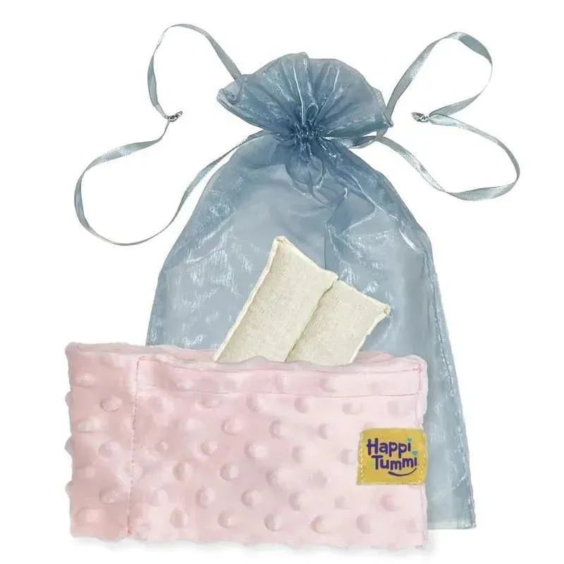 Happi Tummi - Pink Colic & Gas Relief Aromatherapy Wrap for Babies