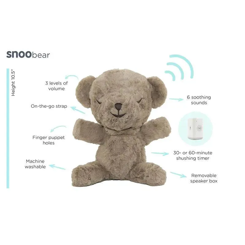 Happiest Baby - Snoobear White Noise Machine Plush Baby Sleep Soother - Image 2