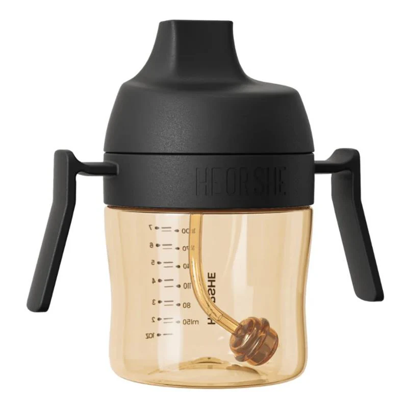 Heorshe - Dental-Care Sippy Cup - 7Oz/210Ml, Black
