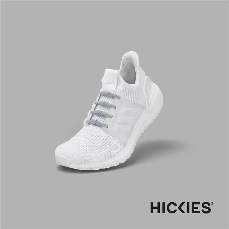 Hickies - No Tie Shoelaces For Adults Premium, Unisex, One Size fit All, Grey Straps - Image 4