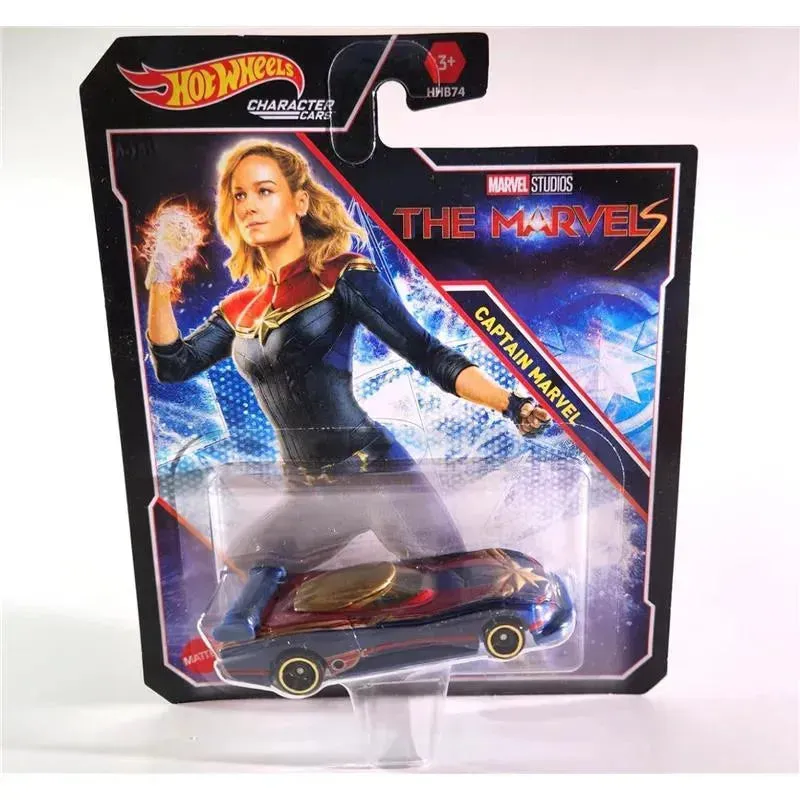 Hot Wheels - Character Cars Marvel The Marvels, Captian Marvel