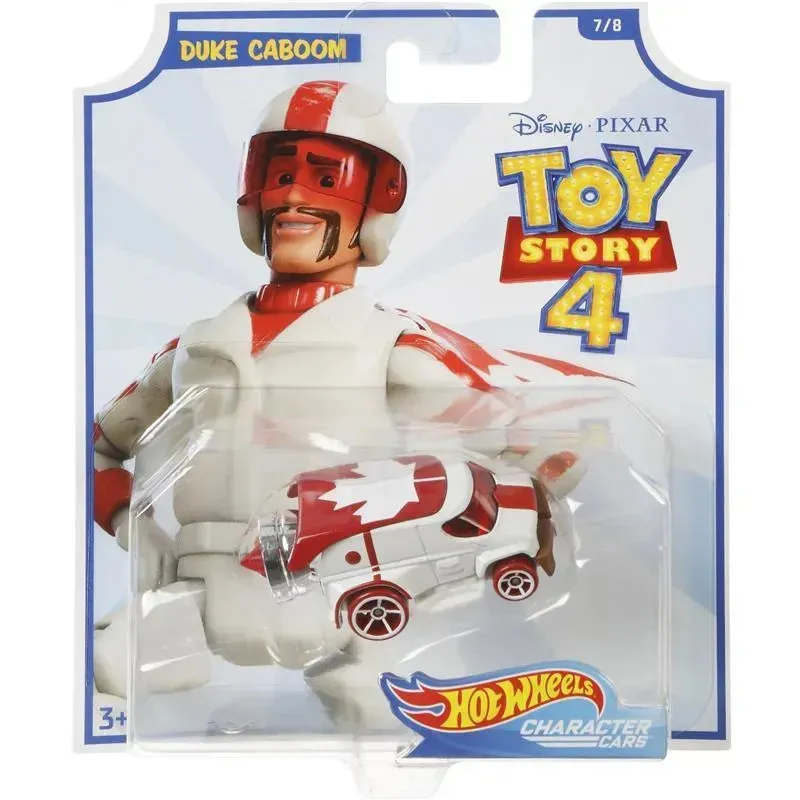 Hot Wheels Disney Pixar Toy Story Duke Caboom Character Car, White/Red - Image 4