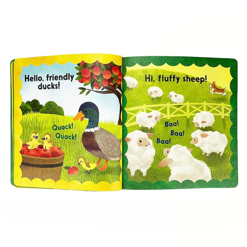 House Of Marbles - Hello Farm! John Deere Tuffy Book - Image 6