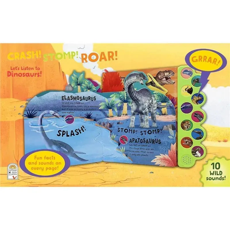 House Of Marbles - Sound Book Crash!, Stomp!, Roar! Dino - Image 2