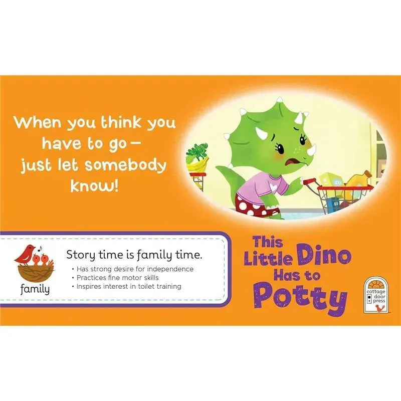 House of Marbles - This Little Dino Has to Potty Book - Image 6