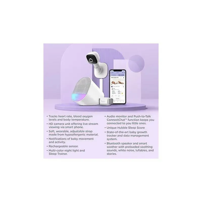 Hubble - Wi-Fi Connected Guardian Cam, White - Image 5