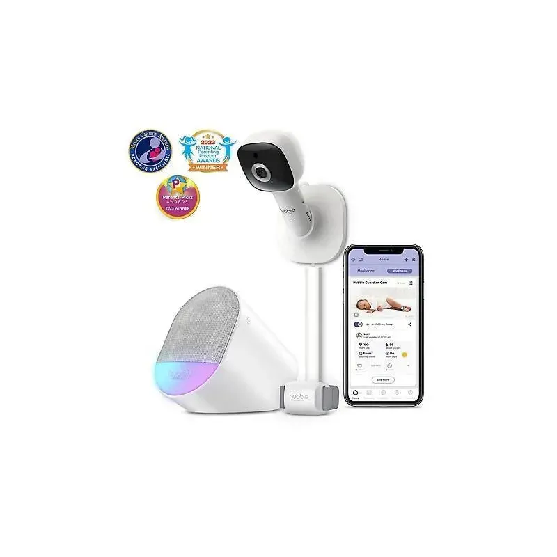 Hubble - Wi-Fi Connected Guardian Cam, White - Image 6