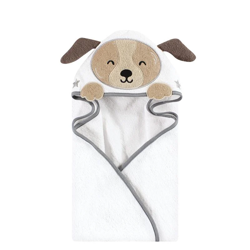 Hudson Baby - Unisex Baby Cotton Animal Face Hooded Towel, Astronaut Dog, One Size