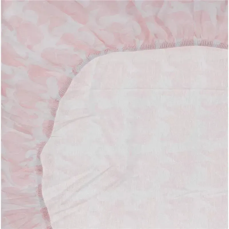 Hudson Baby - Unisex Baby Cotton Fitted Crib Sheet, Elephant - Image 2