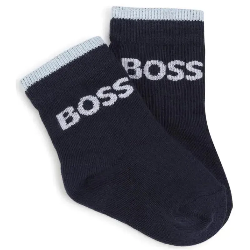 Hugo Boss Baby - 3Pk Boy Socks Navy - Image 2