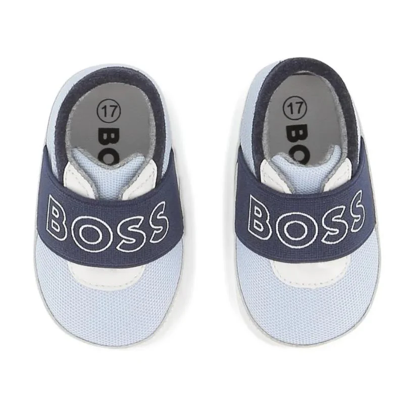 Hugo Boss Baby - Baby Boy Slippers Sneaker, Navy - Image 4