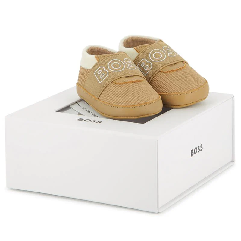 Hugo Boss Baby - Baby Neutral Slippers Sneaker, Beige