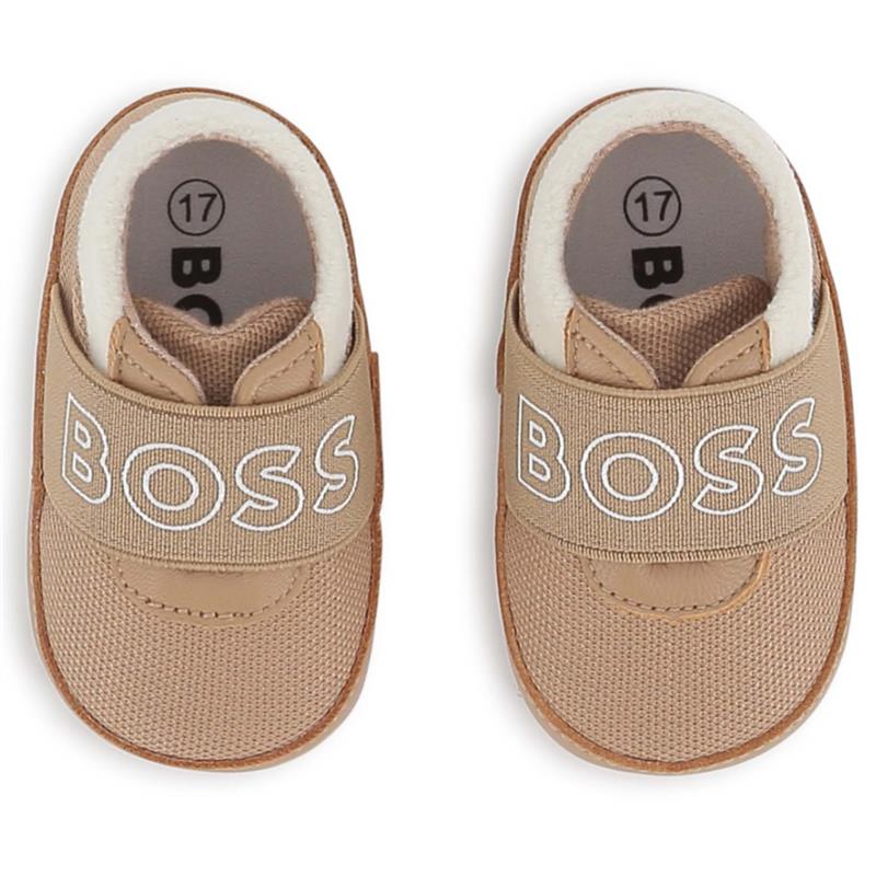 Hugo Boss Baby - Baby Neutral Slippers Sneaker, Beige - Image 3