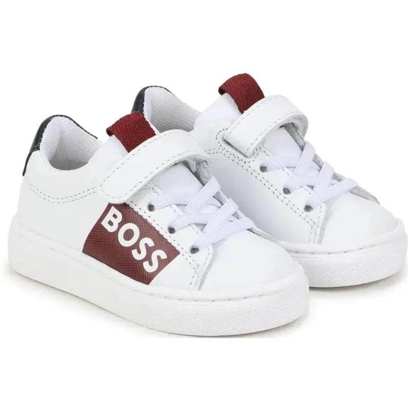 Hugo Boss Baby - Boy Amber White Velcro Sneaker