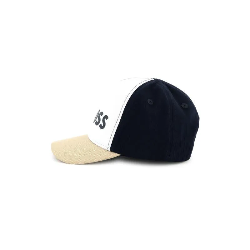 Hugo Boss Baby - Boy Cap, Beige & Navy With Logo - Image 4