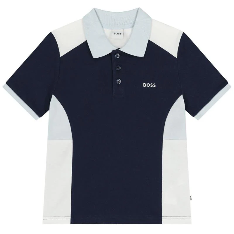 Hugo Boss Baby - Boy Colorblock Polo Navy