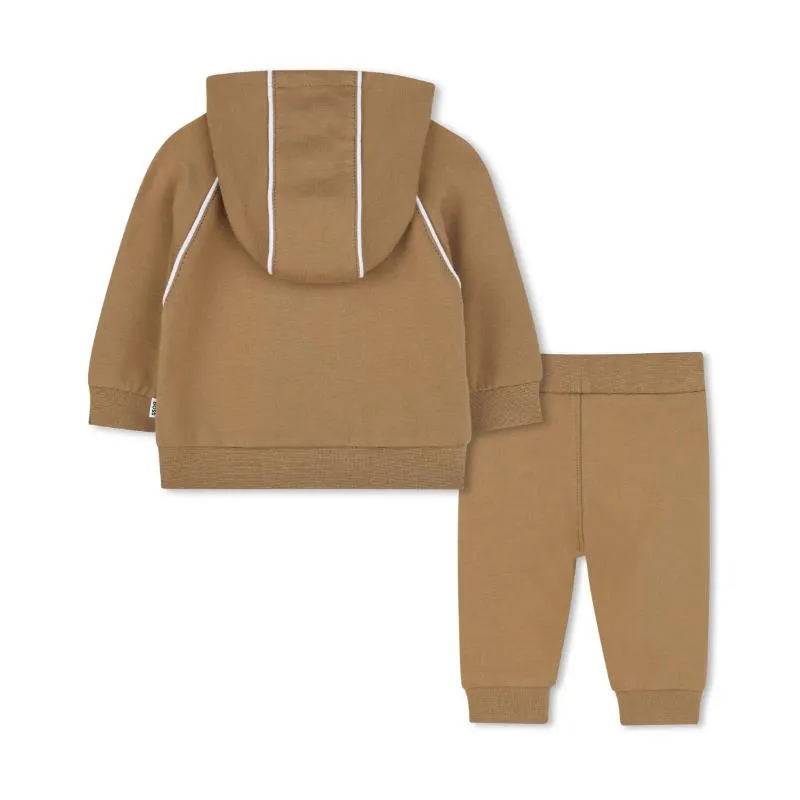 Hugo Boss Baby - Boy Cotton Track Suit, Beige - Image 2
