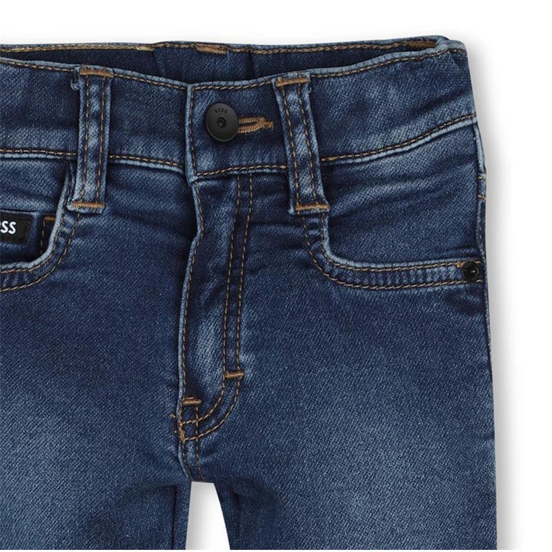 Hugo Boss Baby - Boy Denim Pants In Cotton, Lavage - Image 3