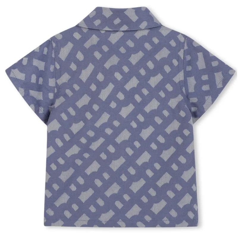 Hugo Boss Baby - Boy Shirt & Shorts Set, Blue - Image 4
