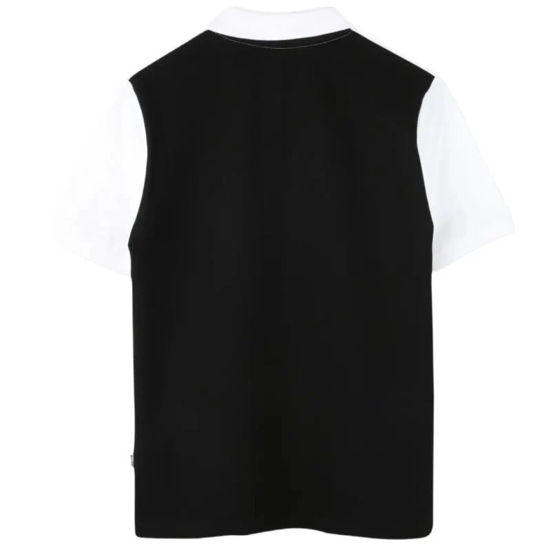 Hugo Boss Baby - Boy Short Sleeve Polo, Black & White - Image 2