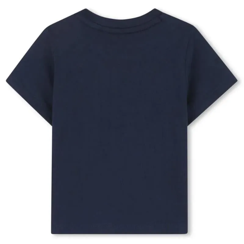 Hugo Boss Baby - Boy Short Sleeves Tee-Shirt, Navy Blue - Image 2