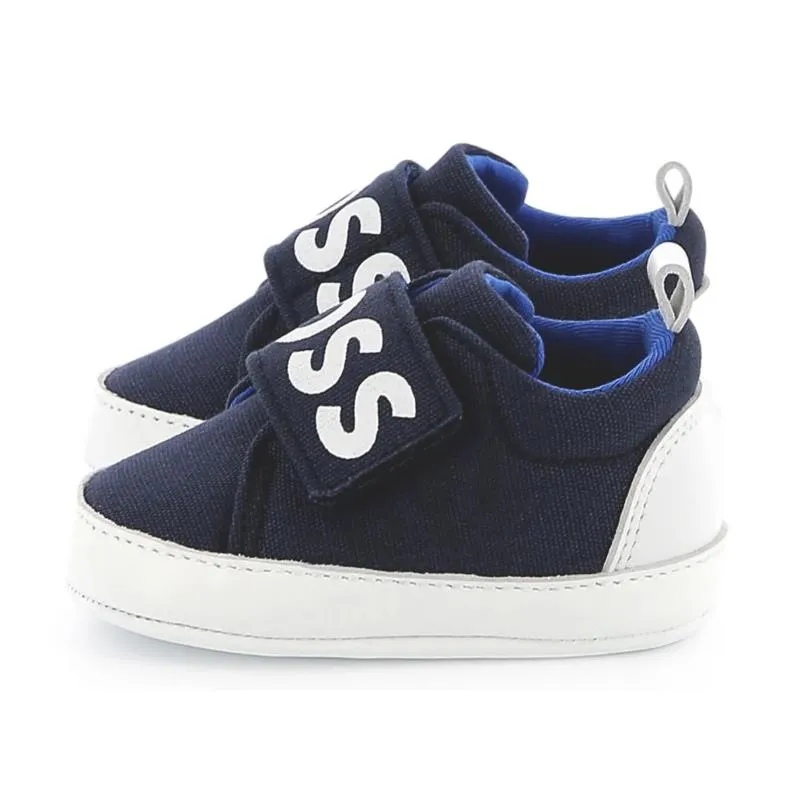 Hugo Boss Baby - Boy Slippers Navy With Boss Logo - Image 4